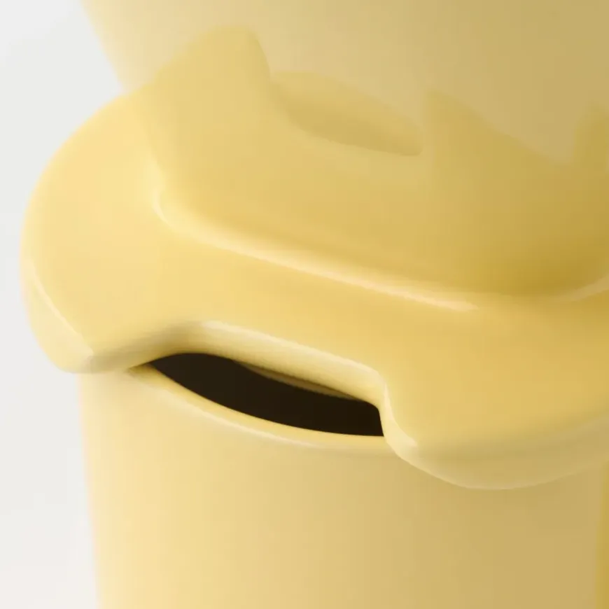 Stoneware Coffee Dripper - Light Yellow