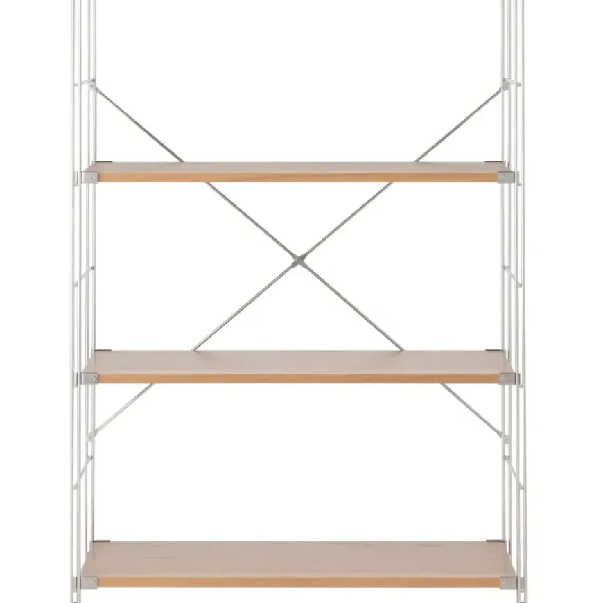 SUS Shelving Unit - Oak - Wide - Medium