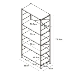 SUS Shelving Unit - Stainless Steel - Wide - Large