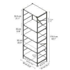 SUS Shelving Unit - Stainless Steel - Regular - Large