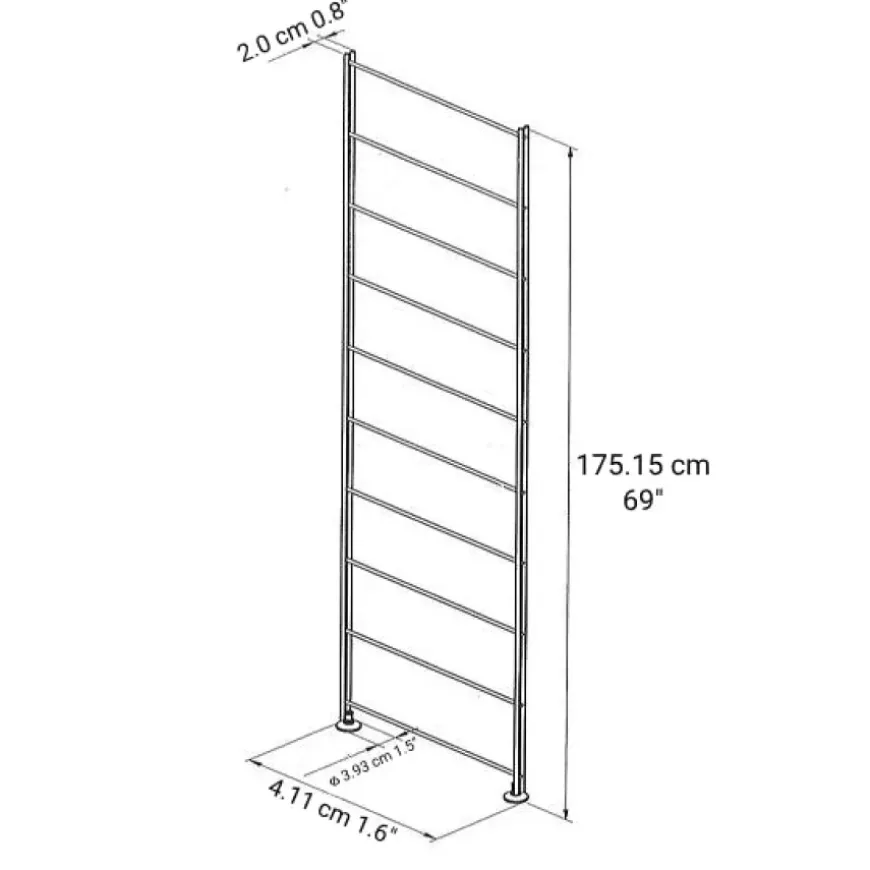 SUS Shelving Unit Additional Frame - Light Gray