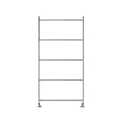 SUS Shelving Unit Additional Frame - Stainless Steel / Oak - Small