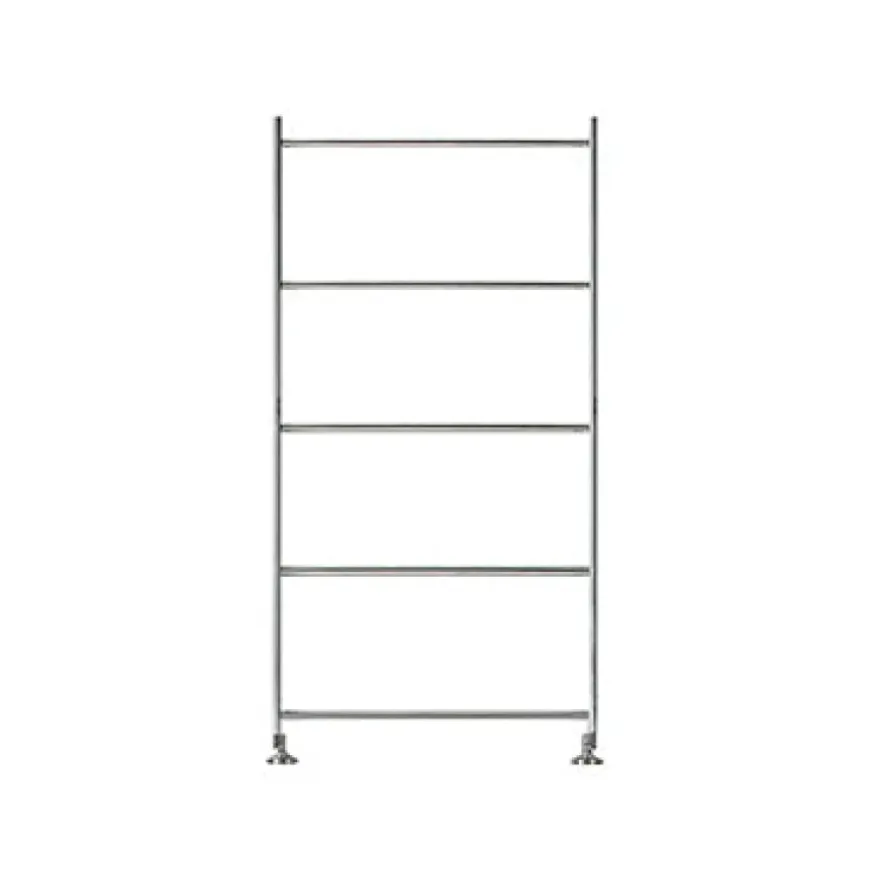 SUS Shelving Unit Additional Frame - Stainless Steel / Oak - Small