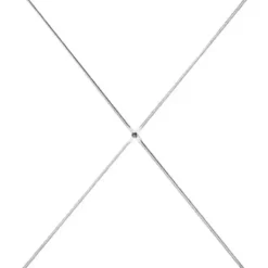 SUS Shelving Unit Cross Bar - Stainless Steel / Oak