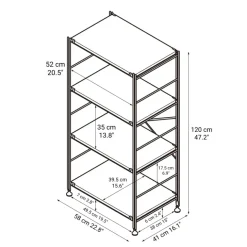 SUS Shelving Unit- Oak - Regular - Medium