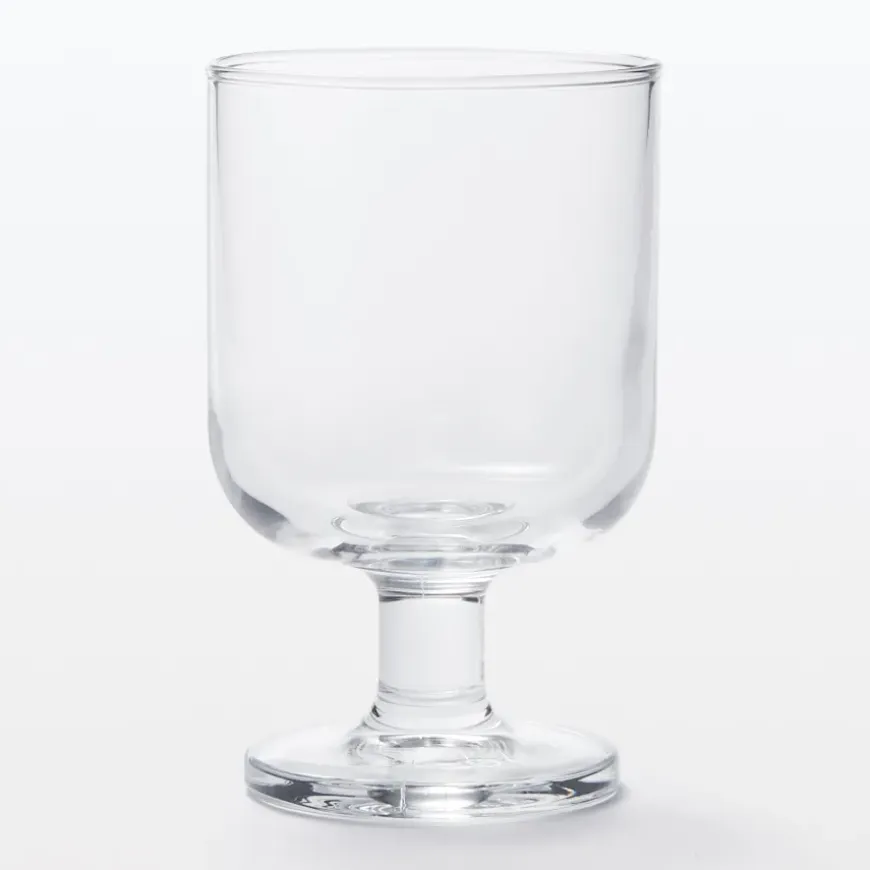 Tempered Glass Stemmed Glass - Small