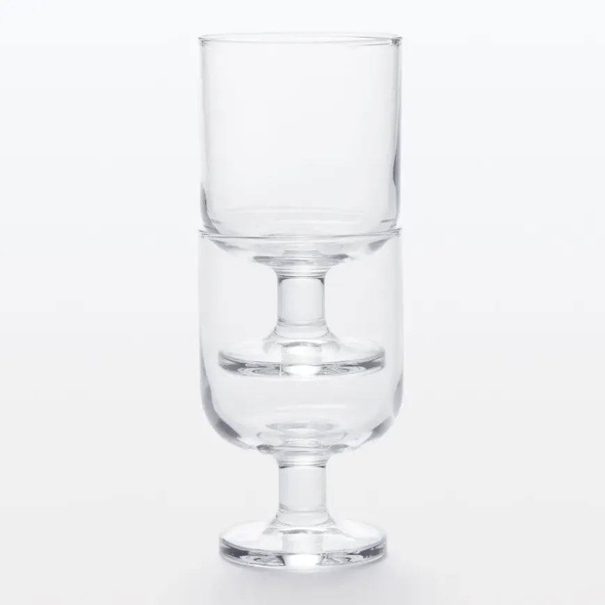 Tempered Glass Stemmed Glass - Small