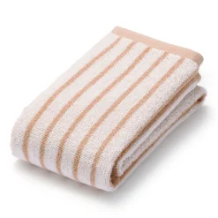 Twin Pile Reversible Stripe Face Towel