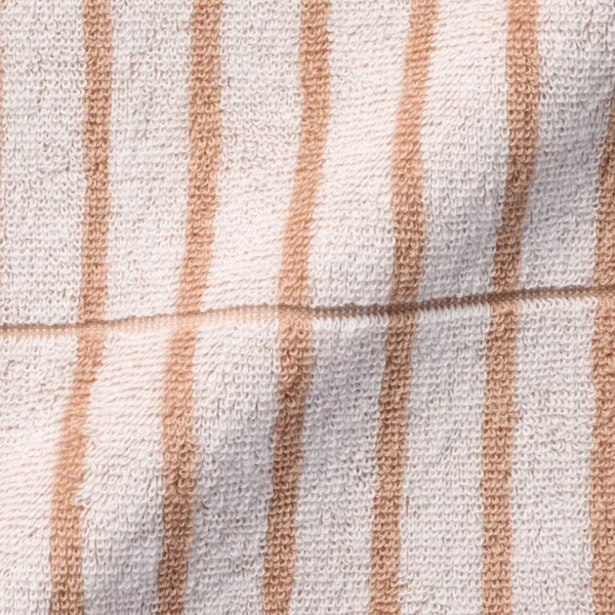 Twin Pile Reversible Stripe Bath Towel
