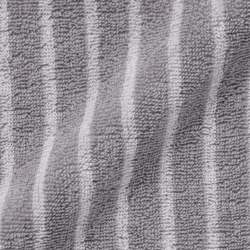 Twin Pile Reversible Stripe Hand Towel