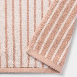 Twin Pile Reversible Stripe Hand Towel