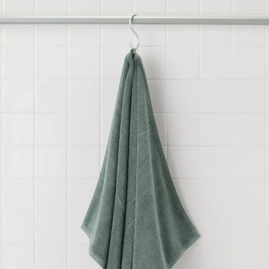 Twin Pile Small Bath Towel with Loop