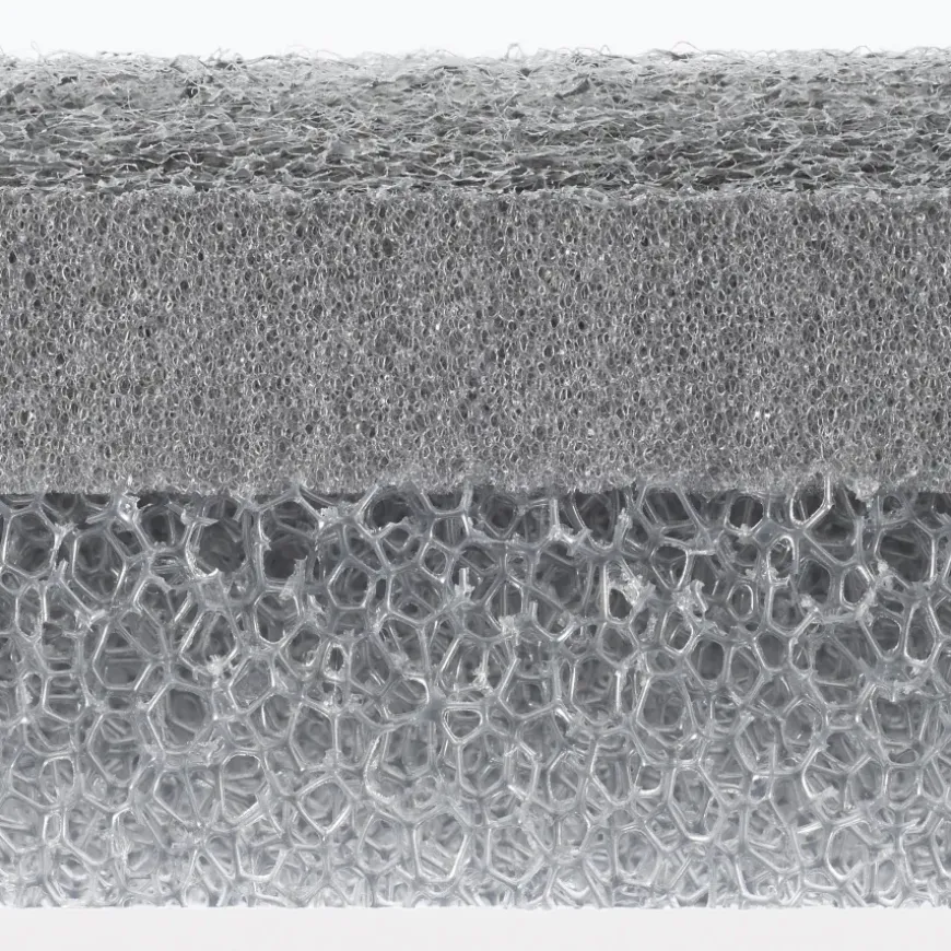 Urethane Foam 3-Layer Sponge (3 Pack) Gray