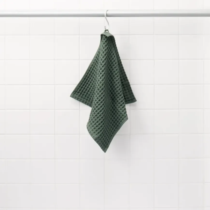 Waffle Weave Hand Towel with Loop