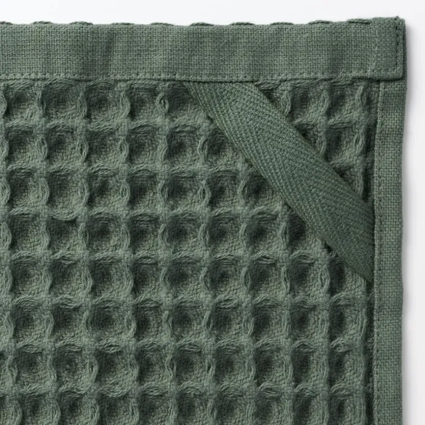 Waffle Weave Hand Towel with Loop