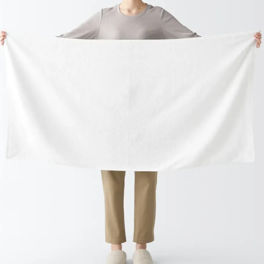 Waffle Weave Large Bath Towel