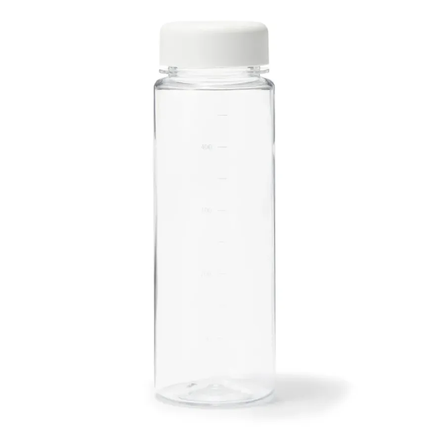 Water Bottle with Measurements 16.9 fl oz - White