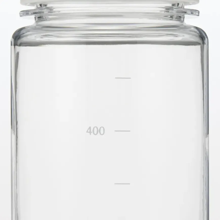 Water Bottle with Measurements 16.9 fl oz - White