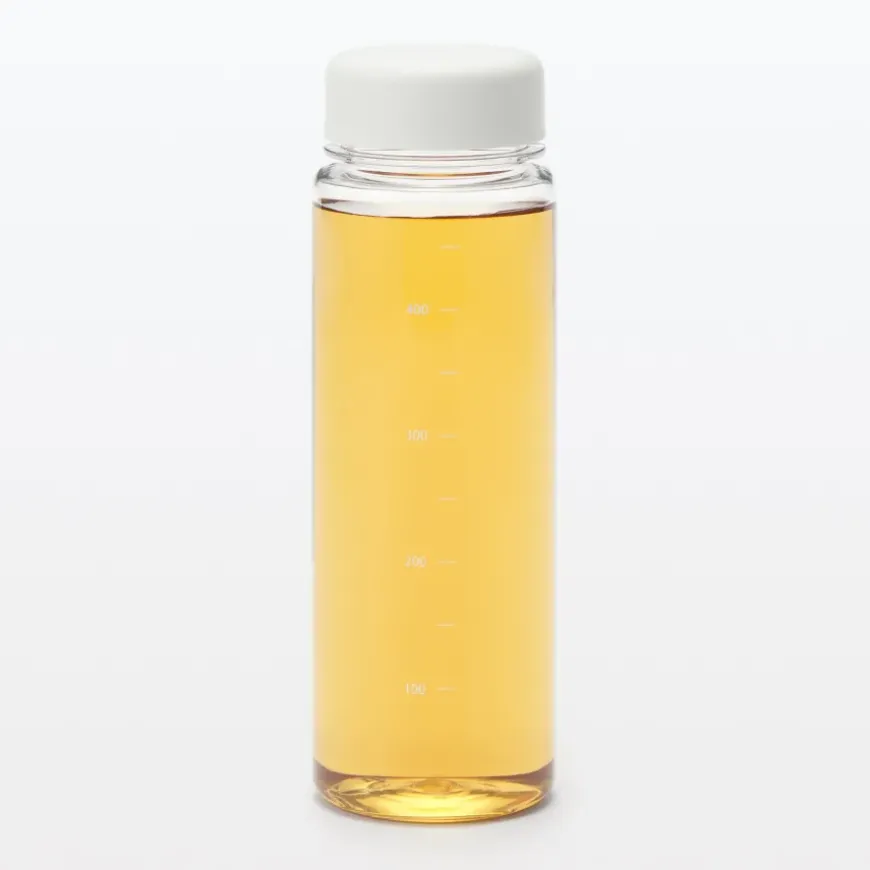 Water Bottle with Measurements 16.9 fl oz - White