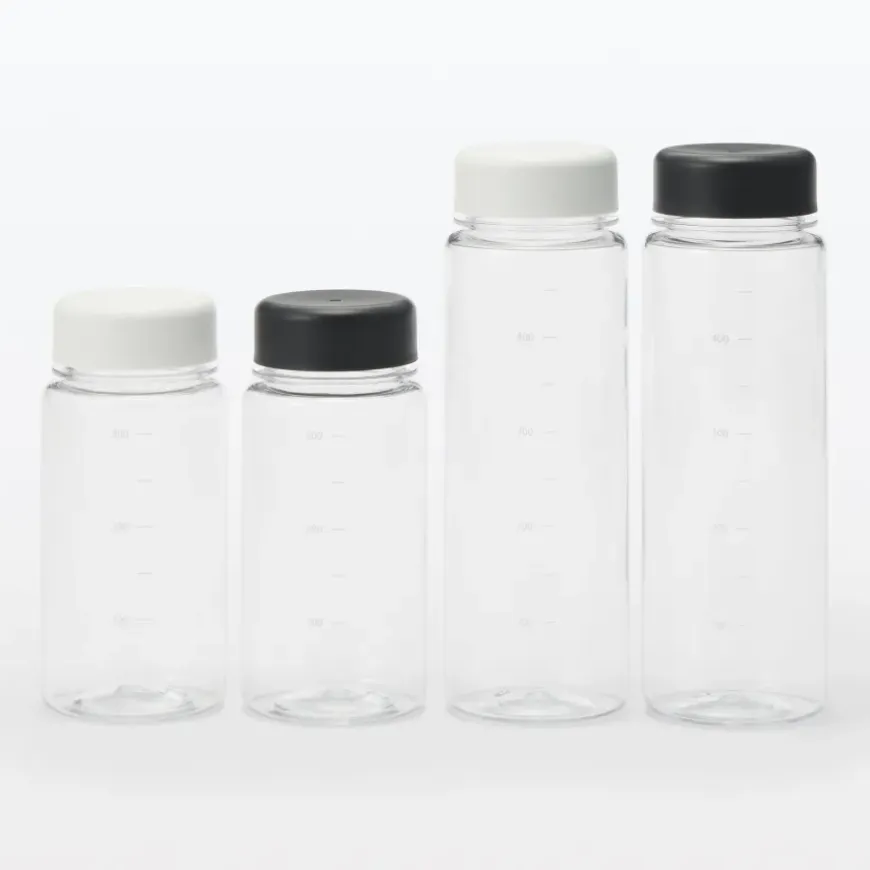 Water Bottle with Measurements 16.9 fl oz - White