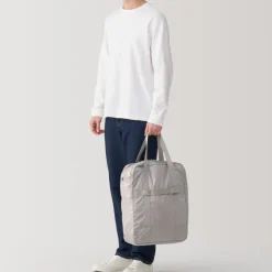 Water Repellent Tall Boston Bag