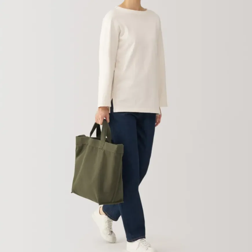 2-Way Canvas Tote Bag