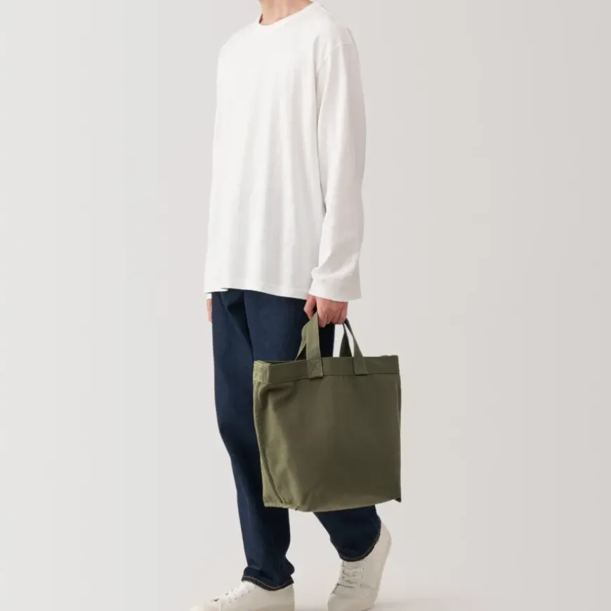 2-Way Canvas Tote Bag