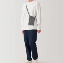 2-Way Water Repellent Mini Sacoche / Crossbody Bag