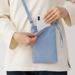 2-Way Water Repellent Mini Sacoche / Crossbody Bag