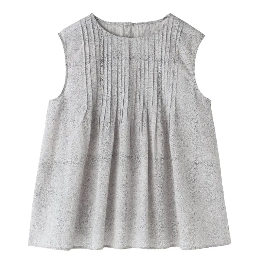Women's Block Print Sleeveless Blouse