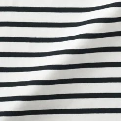 Women's Boat Neck Short Sleeve Striped T-Shirt