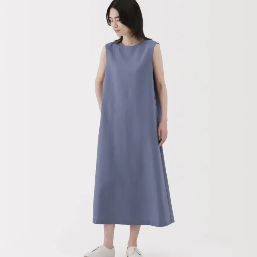Women's Breathable Seersucker Sleeveless Dress