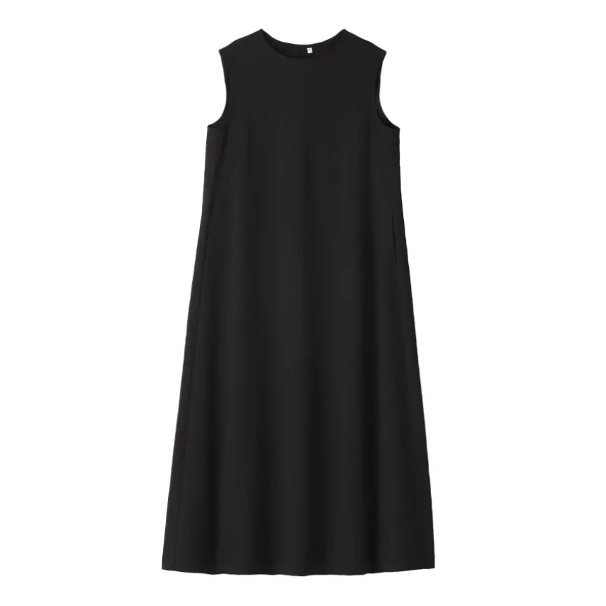 Women's Breathable Seersucker Sleeveless Dress