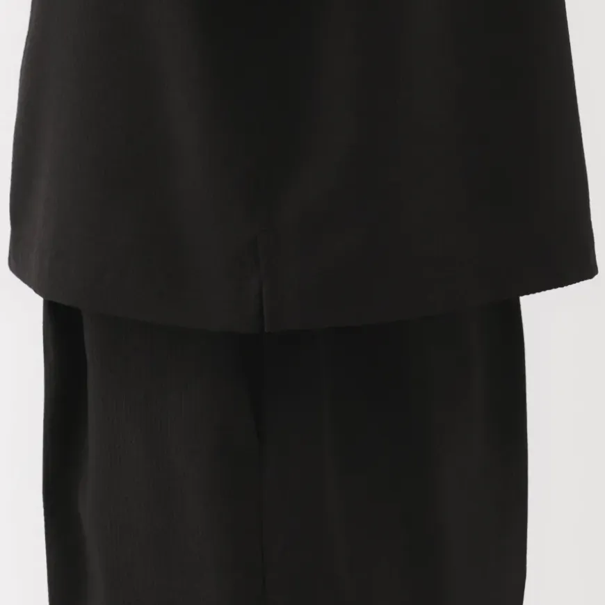 Women's Breathable Seersucker Open Collar Short Sleeve Shirt
