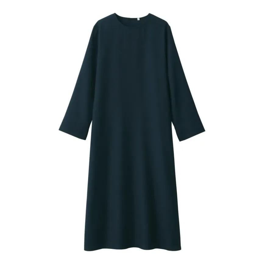 Women's Brushed Pullover Long Sleeve Dress