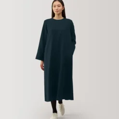 Women's Brushed Pullover Long Sleeve Dress