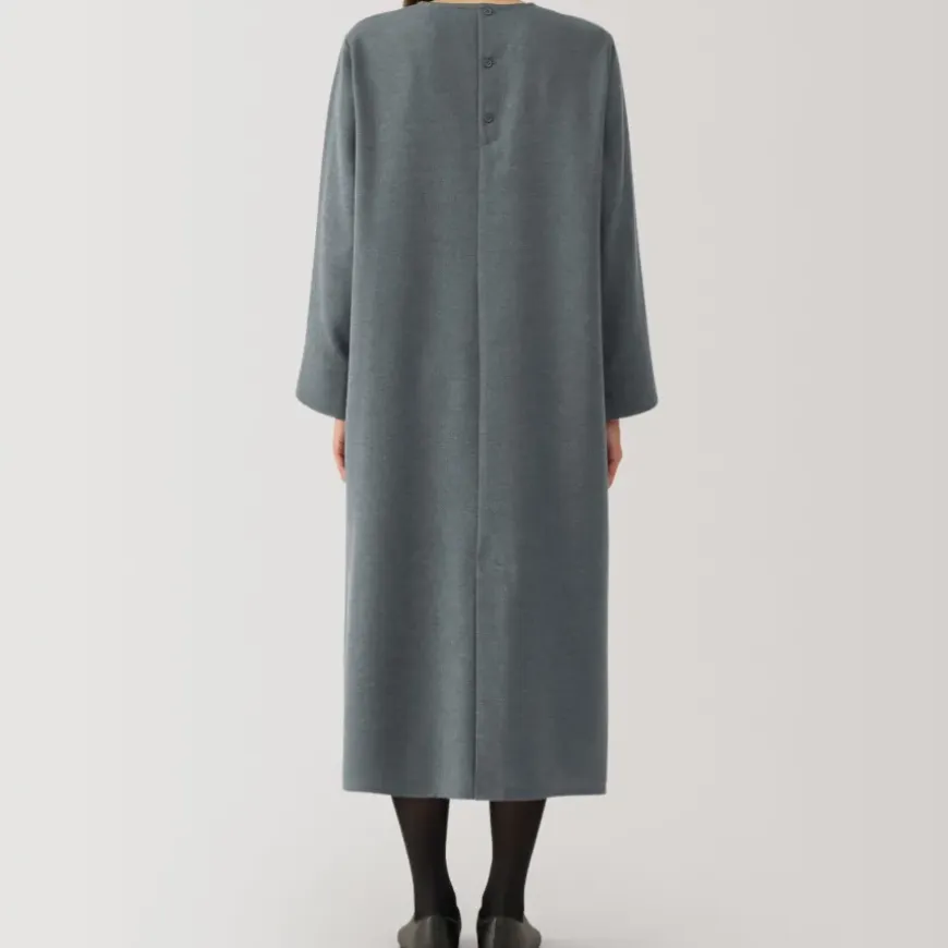 Women's Brushed Pullover Long Sleeve Dress