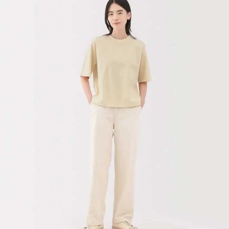 Women's Cool Touch Crew Neck Wide Short Sleeve T-Shirt