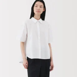 Women's Cool Touch Regular Collar Short Sleeve Shirt