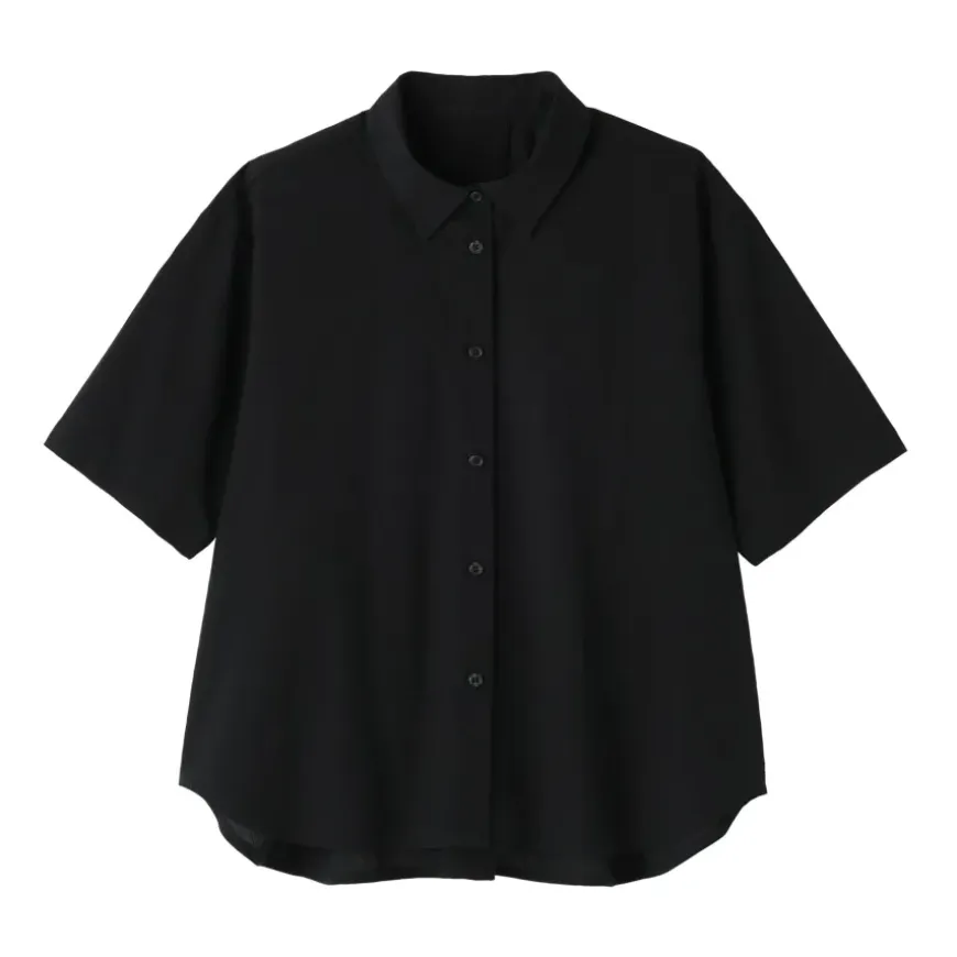Women's Cool Touch Regular Collar Short Sleeve Shirt
