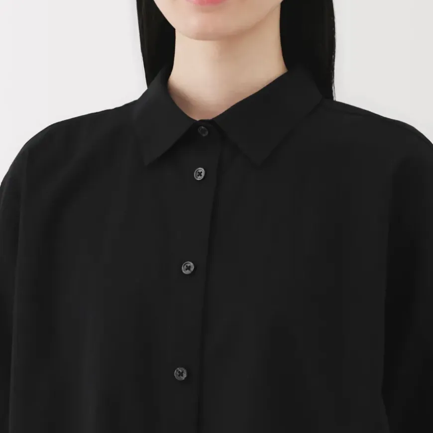 Women's Cool Touch Regular Collar Short Sleeve Shirt