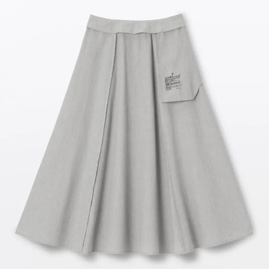 Women's Cool Touch Striped Flared Skirt