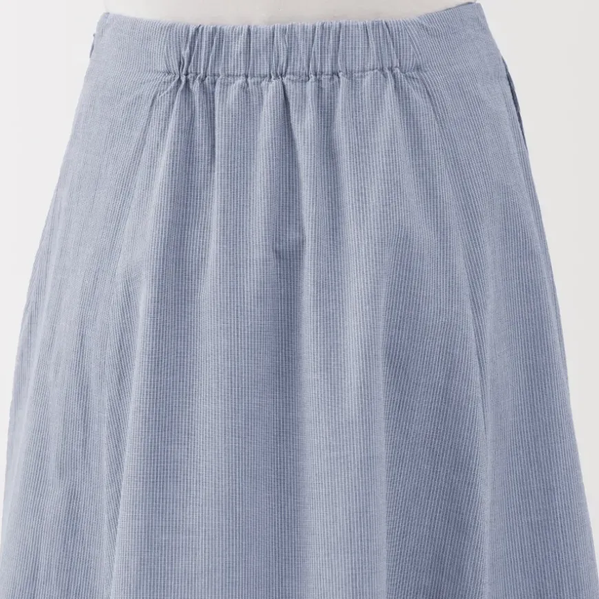 Women's Cool Touch Striped Flared Skirt