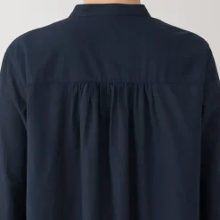 Women's Cotton Voile Long Sleeve Dress