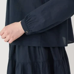 Women's Cotton Voile Long Sleeve Blouse