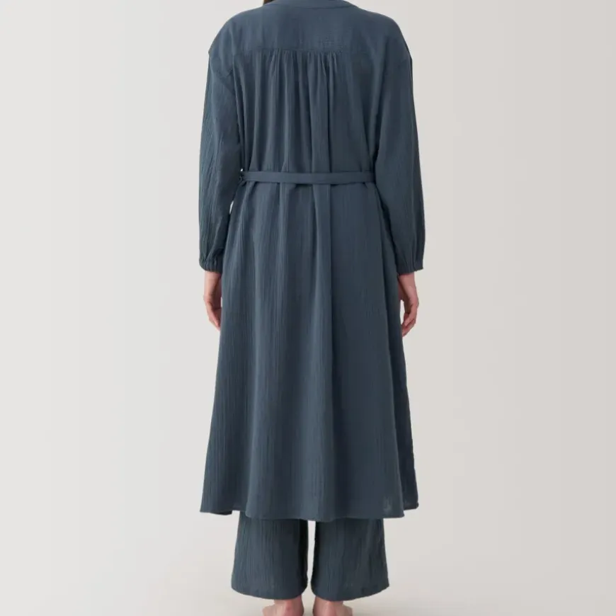 Women's Crepe Gauze Long Cardigan