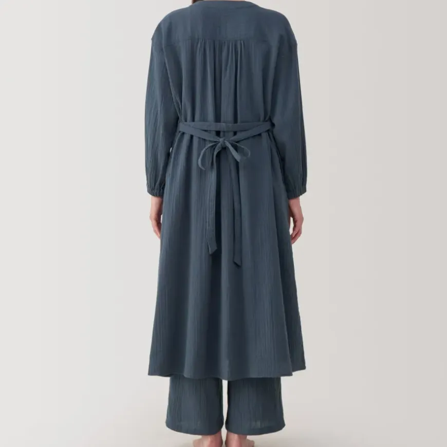 Women's Crepe Gauze Long Cardigan