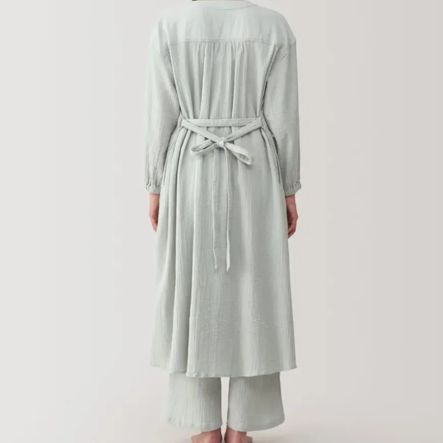 Women's Crepe Gauze Long Cardigan