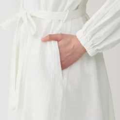 Women's Crepe Gauze Long Cardigan
