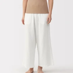 Women's Crepe Gauze Long Pants